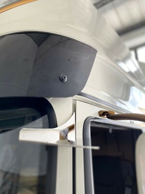 Edelstahl Antenna Halter Applikation passend für Renault T Range