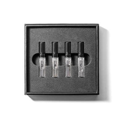 GAMMON Black Notes Parfum Explorer-Set  GUITAR, PIANO, SAX, DRUMS (20% Duftöl)