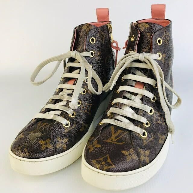 LOUIS VUITTON Stellar line High-top sneakers Shoes 36 Brown LOUIS VUITTON Stellar line High-top sneakers Shoes 36 Brown