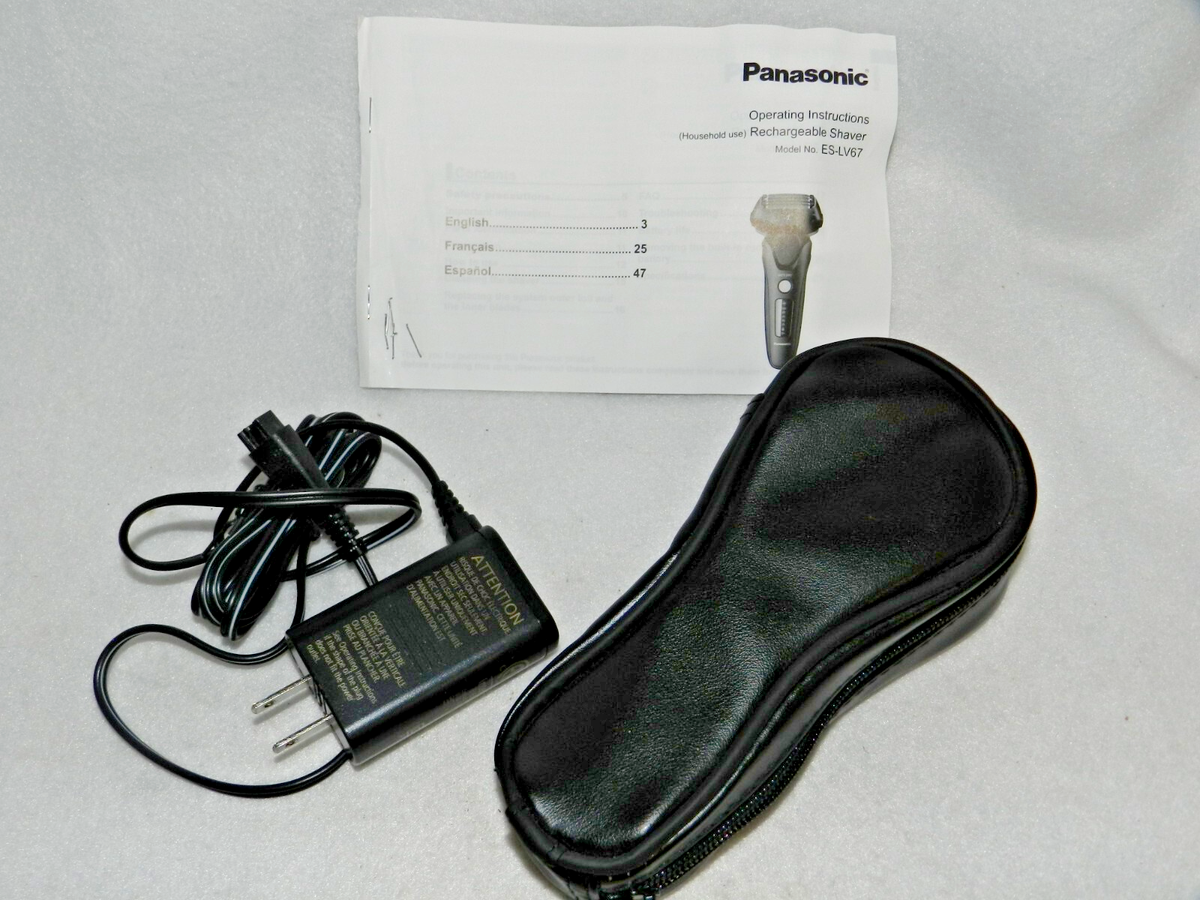 【新品未開封】Panasonic ES-LV67-K BLACK Panasonic Arc5 Wet/Dry Close Shave Razor with Trimmer, LV67K