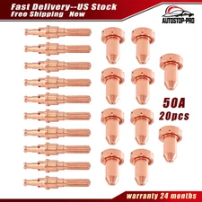 20Pcs 50A Plasma Consumables for Thermal Dynamics SL60 SL100 PK20 9-8215 9-8209