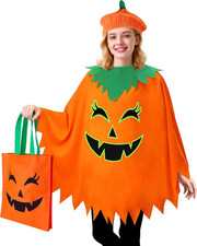 Halloween Costumes for Women Adult,Glow in the Dark Pumpkin Costume