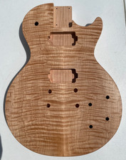 LP Cherry guitar body w/ flame maple top, Humbuckers, Free Shipping!