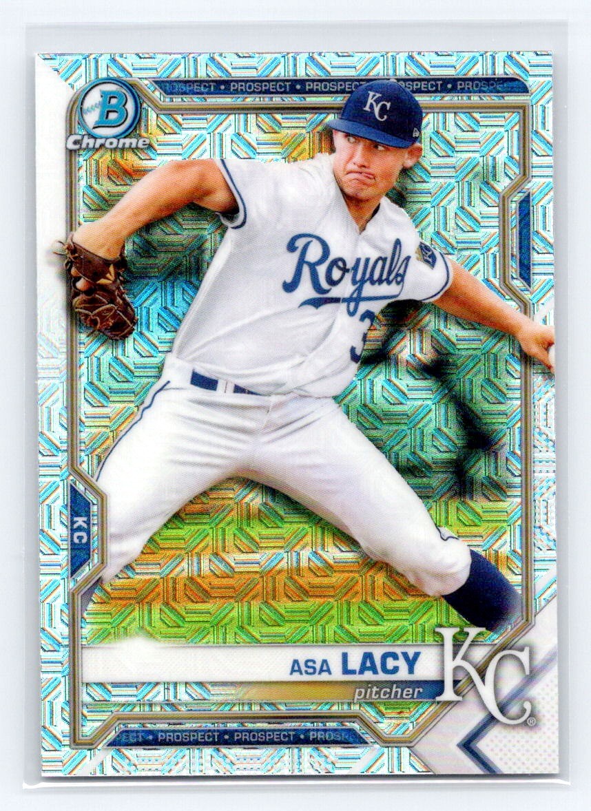 2021 Bowman Chrome Prospects Mojo Refractor #BCP-83 Asa Lacy Kansas City Royals