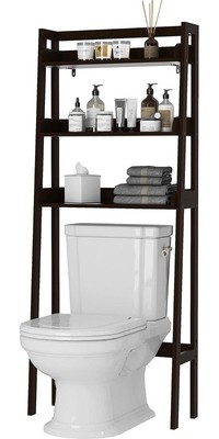 UTEX Over The Toilet Storage, 3-Tier Bathroom Shelves Over Toilet, Behind Toilet