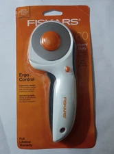 Fiskars Ergo Control 60 mm Rotary Cutter for Heavy Duty Cutting 197940-1002