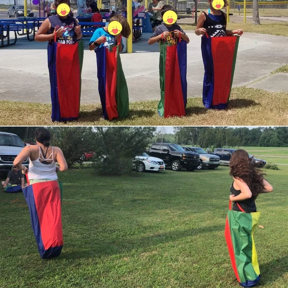 户外游戏,马铃薯袋儿童成人比赛包,蛋勺接力比赛,3... — 第 4/4 张图片