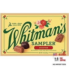 Whitman's Sampler Mother's Day Assorted Chocolates, 10 Ounce 22 Pieces 