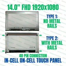 Dell DP/N 2T2X6 CN-02T2X6 14" FHD AG IPS On-Cell touch screen display matte