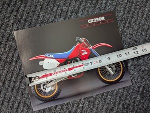 1987 HONDA CR250R MOTORCYCLE ORIGINAL SALES BROCHURE