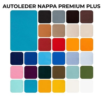Autoleder NAPPA Premium Plus | Oberklasse Echtleder in 22 Farben | Leder 5,2 m2