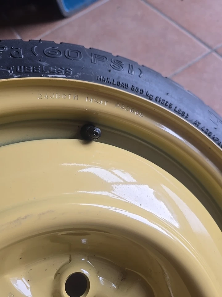 Notrad Ersatzrad 115/70R14 LK4x100 Mazda 2 DE 24JD0TM - Bild 2 von 4