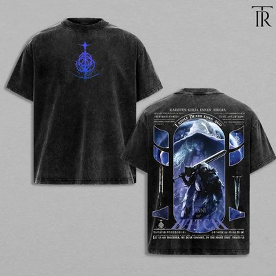 Ranni & Blaidd Elden Ring Lunar Witch Graphic T-Shirt Soulsborne Tee