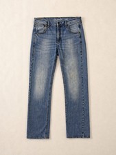 Wrangler Retro Slim Straight 5 Pocket Topstitched Denim Jeans. Mens 32/32