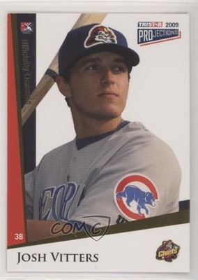 2009 TRISTAR PROjections Gold 12/25 Josh Vitters #25 0e3