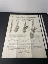 Vintage Selmer Paris Saxophones Brochure 1920s–30s 