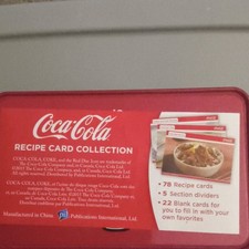 Coca-Cola 2015 Red Recipe Card Collection Met...