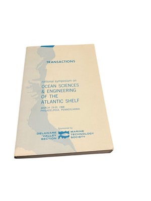 Ocean Sciences 8 Engineering If The Atlantic Shelf March 19-20 1968