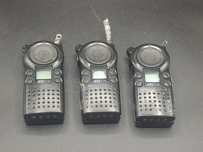 3 Motorola CLS 1110 Two-Way Radio Walkie Talkie Black UHF FOR PARTS / REPAIR