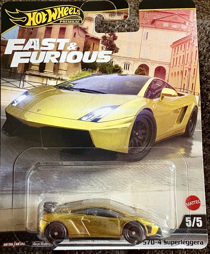 Hot Wheels Premium 5/5 Fast & Furious Lamborghini Gallardo LP 570-4 Superleggera Foto 3 de 4