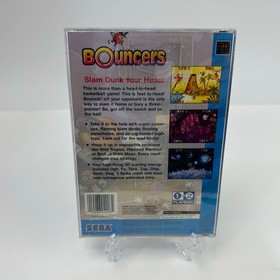 New Factory Sealed Bouncers Game for Sega CD System Basketball 1 or 2 Player
