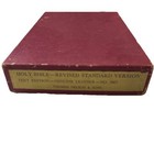 Nelson RSV Revised Standard Version Bible ~ Genuine Leather ~ 3807 VTG 1901