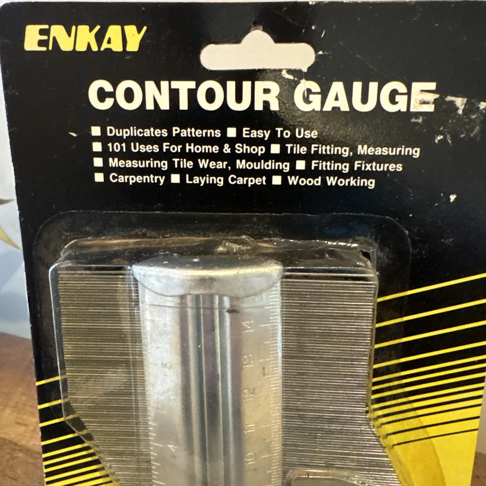 ENKAY 6” 101 Uses Contour Gauge- Woodworking, Flooring, Tile Work, Moulding NEW - Image 2 of 4