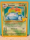 Pokemon card. VENUSAUR. Displayed only. WOTC 95,96,98. 15/102. Pls see pics.