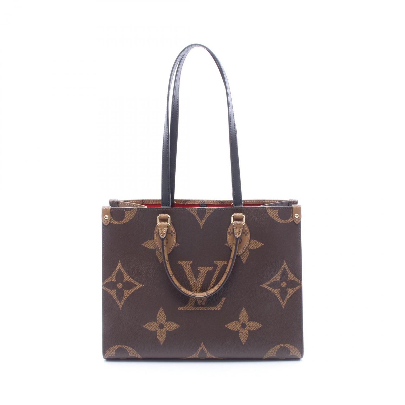 LOUIS VUITTON OnTheGo MM Shoulder Tote Handbag M45321 Monogram Giant Reverse LV