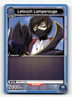 Union Arena Lelouch Lamperouge (012) CODE GEASS: Lelouch of the Rebellion Vol.2