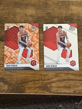 Deni Avdija Rookie Lot Mosaic Orange Reactive Prizm + Base Wizards 2020-21 RC