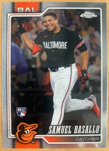2026 Topps Chrome Samuel Basallo #7 ROOKIE