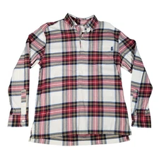Chubbies Flannel Shirt Mens Medium Plaid Long Sleeve Button Weekend