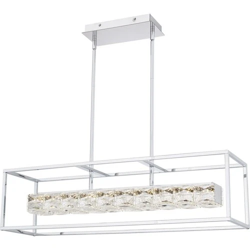 Quoizel Lighting - Dazzle - 32W LED Linear Chandelier-10.25 Inches Tall and 35.5 - Picture 1 of 4
