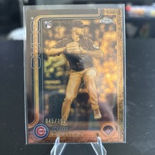 Cade Horton RC 2025 Topps Gilded Chrome Cast Gold /199 Chicago Cubs CG-3