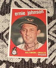 1959 Topps Ernie Johnson : #279 Baltimore Orioles - VG - Free Shipping~