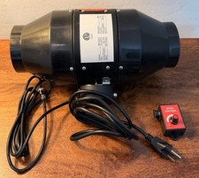 4 In Exhaust Fan Inline Duct Fan HVAC Blower Kit With Speed Controller