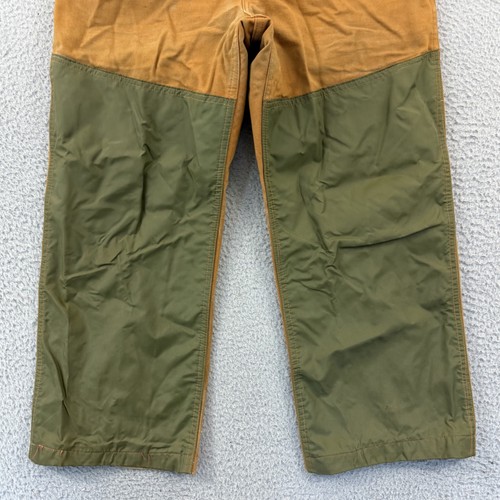 Vintage SafTbak Pants Mens 32x26 Brown Canvas Hunting Brush Briar 90s Outdoor - Picture 2 of 11