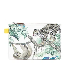 Hermes Hermès Truss Flat EQUATEUR Equatorial Pouch in White, Green... GZl1bntr