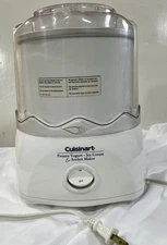 Cuisinart CIM-20 Frozen Yogurt Ice Cream And Sorbet Maker 1.5 Quart White