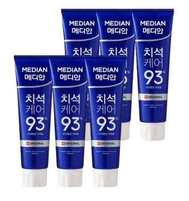 Median Original Tartar Care Toothpaste 120g 3 pack daily oral hygiene mint