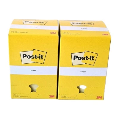 Post-it Haftnotizen 2x 12 Pack 76 x 76mm gelb 24 Blöcke Klebezettel Notizzettel