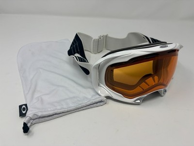 Oakley Splice Snow Series White Goggles with Pouch **Excellent**