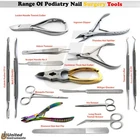 Professional Range Of Podiatry Toenail Surgery Instruments Ingrown Nail Removal