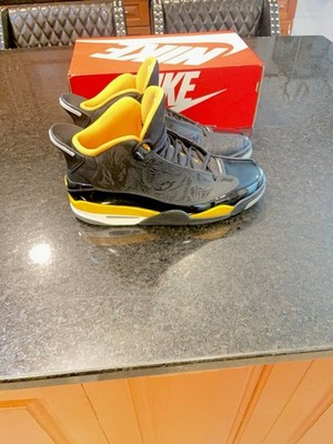 Nike Jordan Dub Zero Black Taxi  311046-017 Mens Size 13