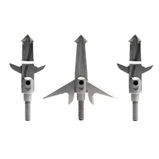 125 Grain Swhacker Levi Morgan 2-Blade Steel Broadhead 1.75" Pack Series