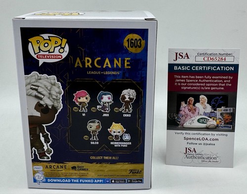 REED SHANNON HAND SIGNED AUTOGRAPH EKKO "ARCANE" FUNKO POP +JSA COA WS - Picture 4 of 7