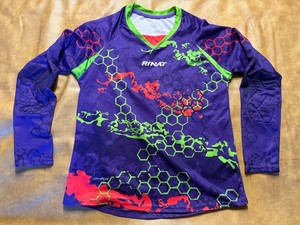 RINAT Soccer Goalkeeper Jersey Shirt Purple Green Red - Used - Women Medium #0