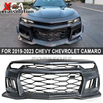 Fits 19-24 Chevy Camaro LS LT1 Unpainted ZL1 Style Front Bumper Cover Conversion