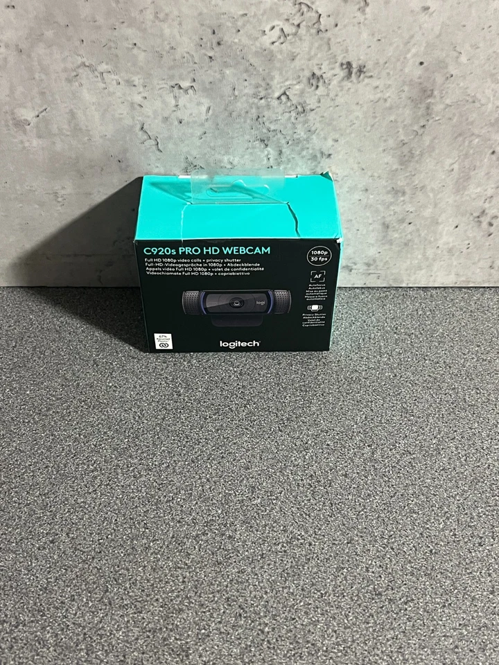 Logitech C920S PRO 1080p HD Pro Webcam schwarz